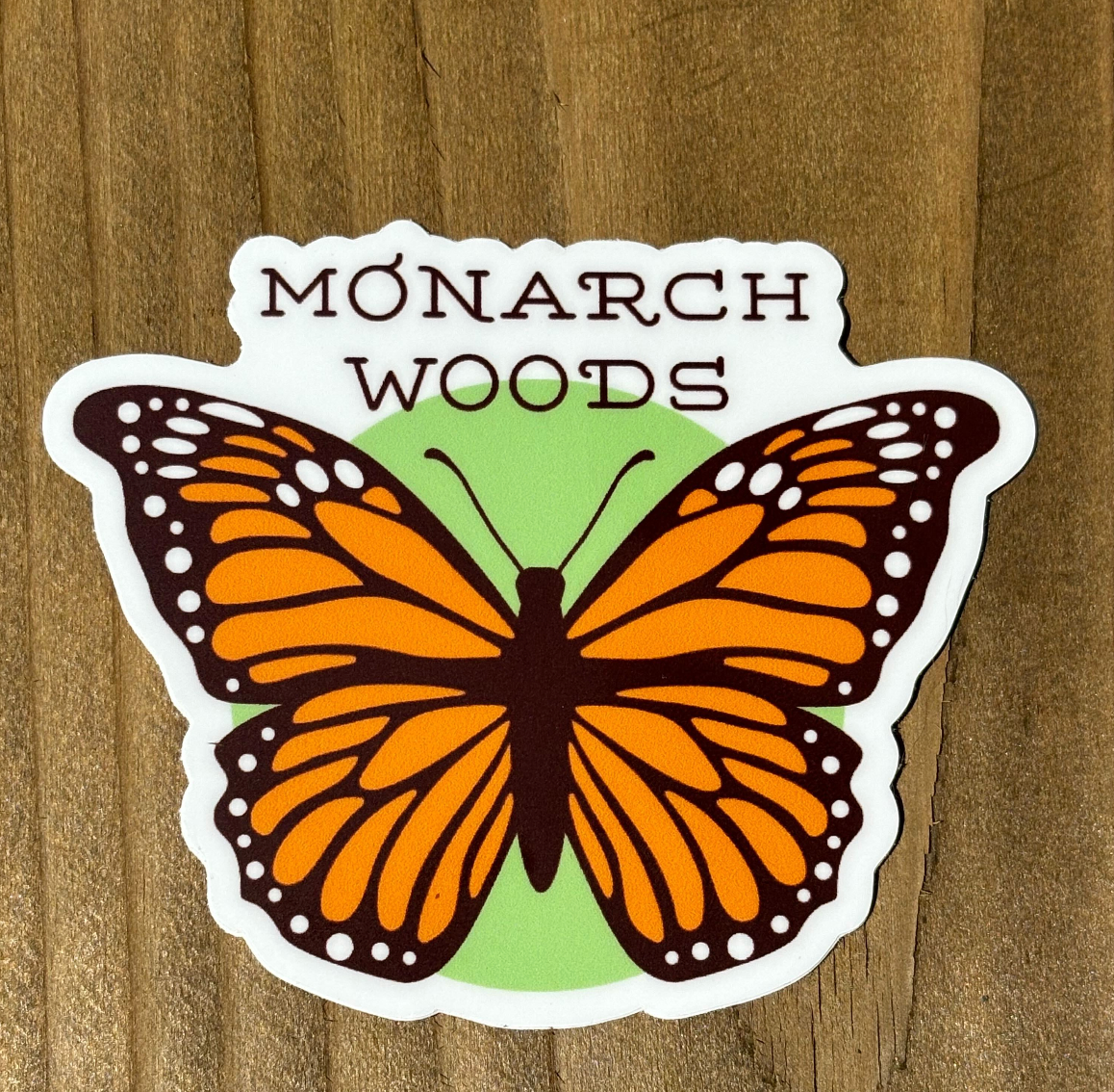 Monarch Woods Sticker