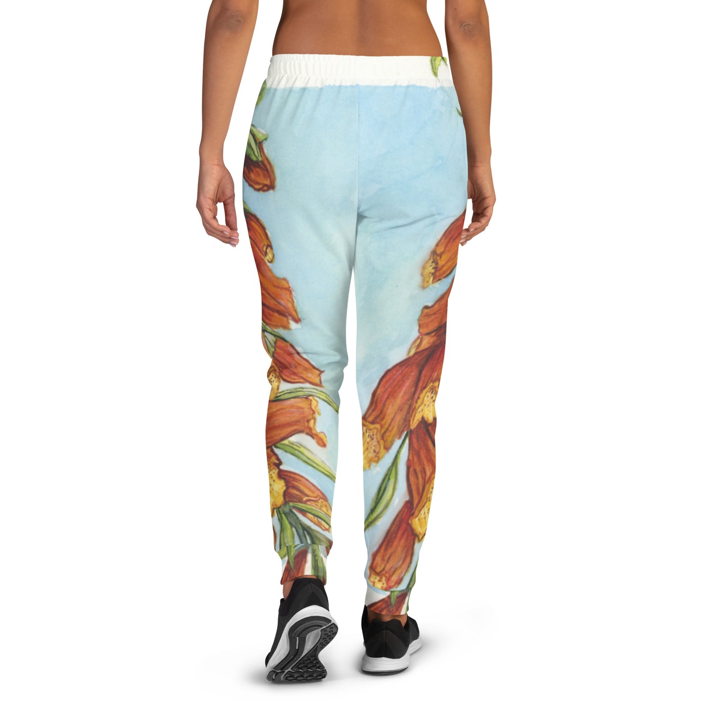 Foxglove in Watercolour - Women's Joggers