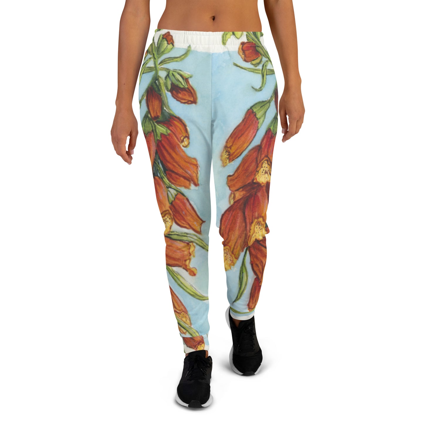 Foxglove in Watercolour - Women's Joggers