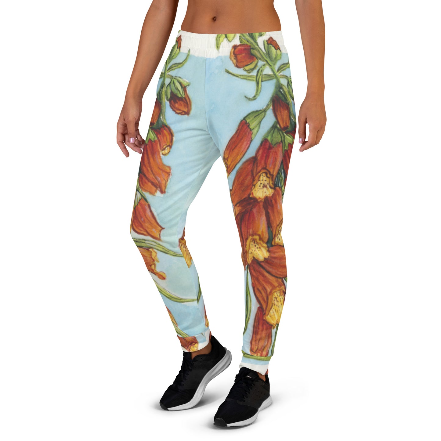 Foxglove in Watercolour - Women's Joggers