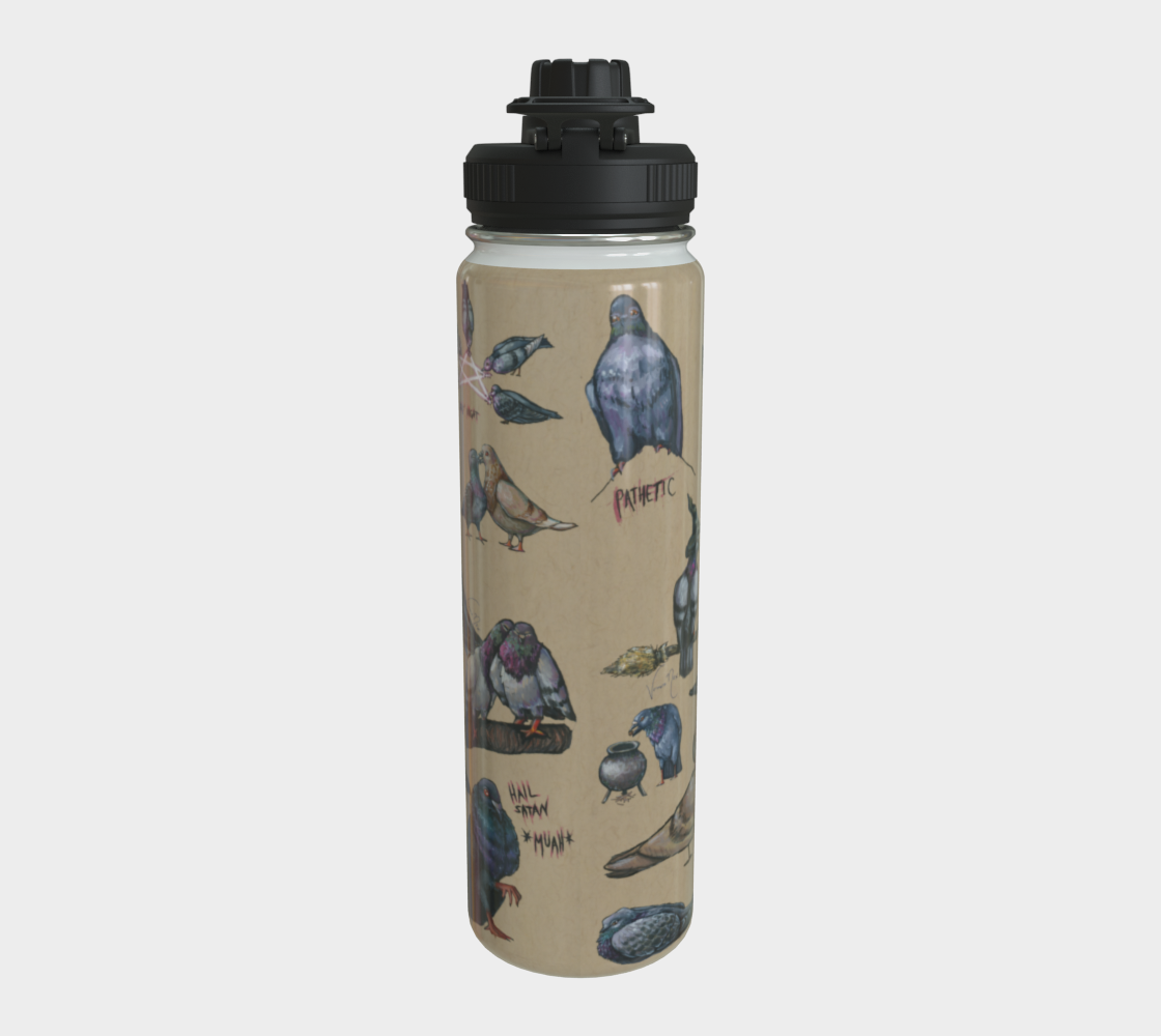 Blasphemous Pigeons - Water Bottle