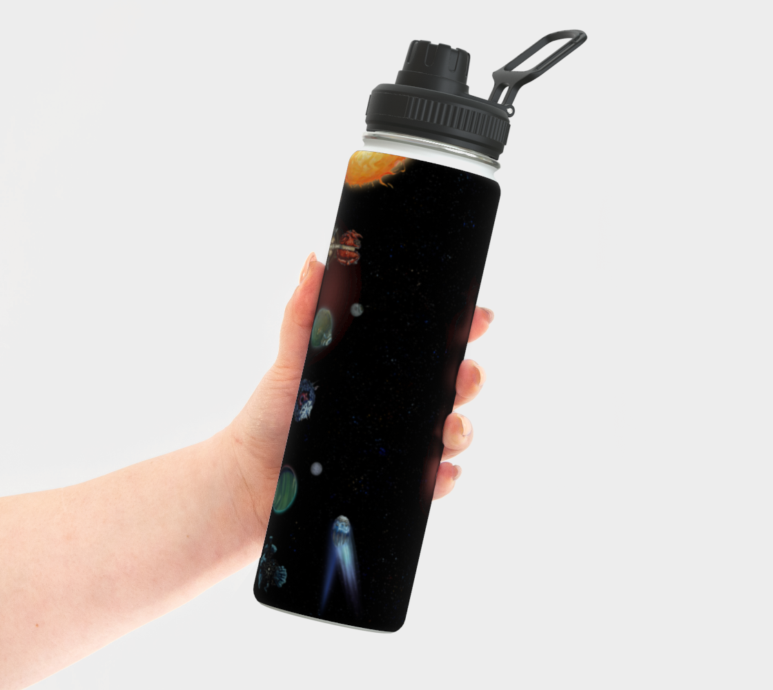 Outer Wilds Planetary Chart - Water Bottle