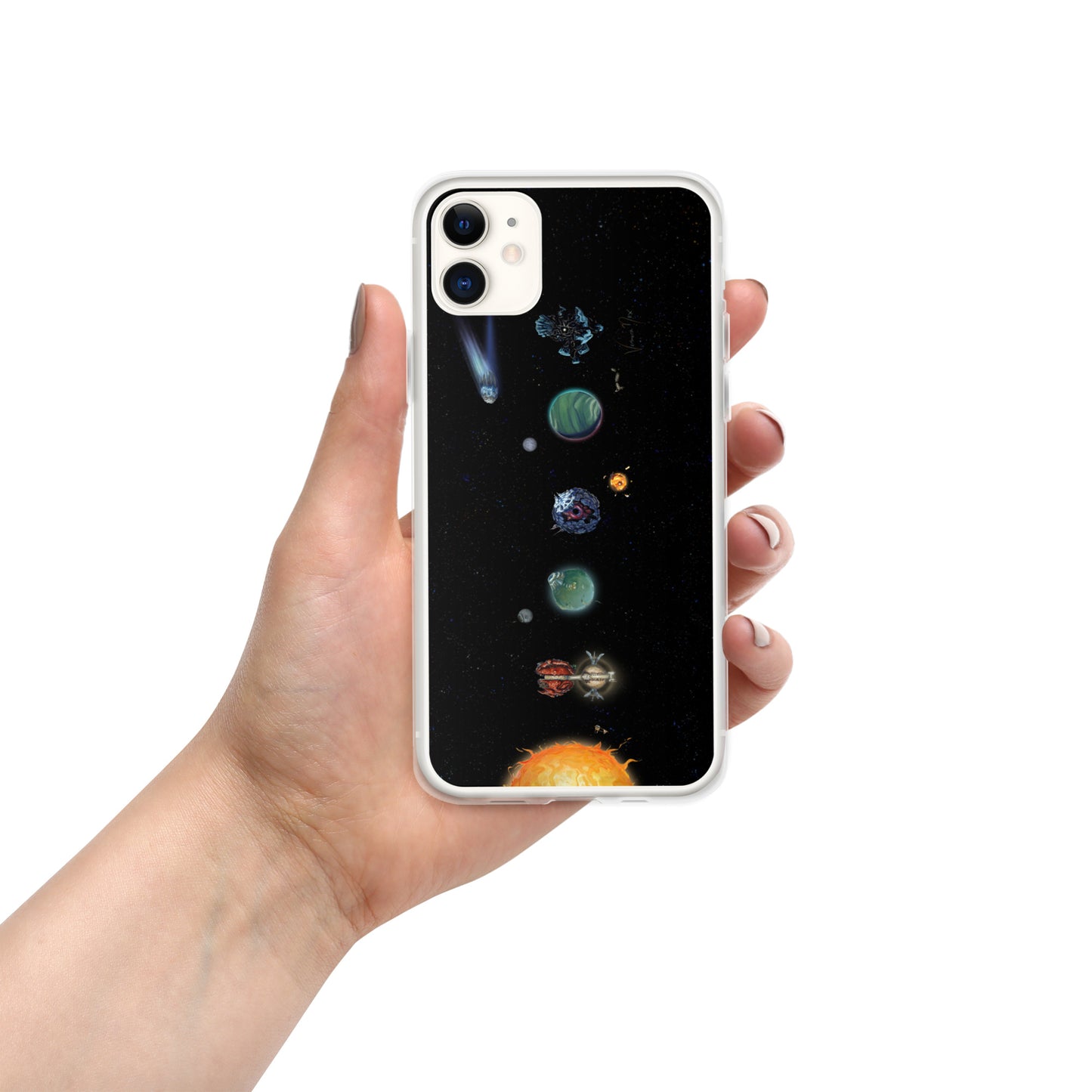Outer Wilds Planetary Chart - Clear Phone Case for iPhone®