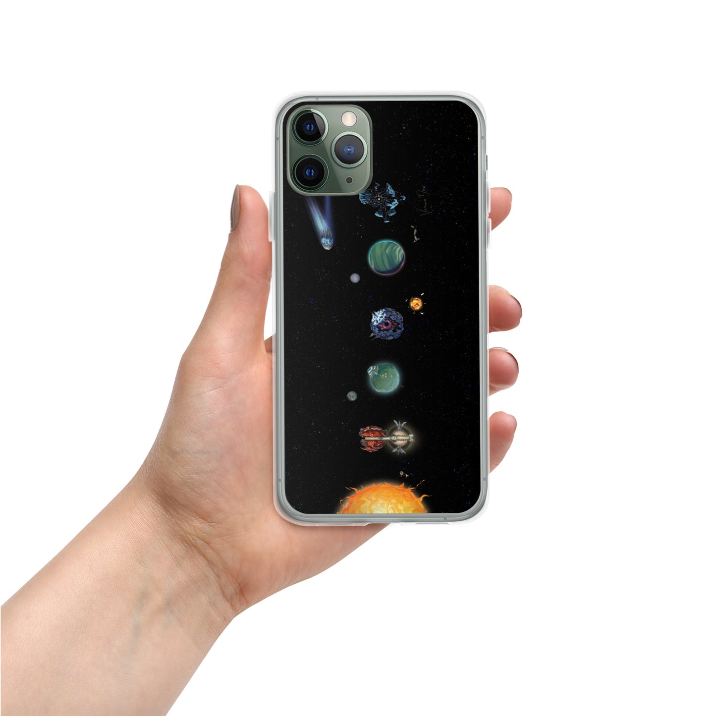 Outer Wilds Planetary Chart - Clear Phone Case for iPhone®