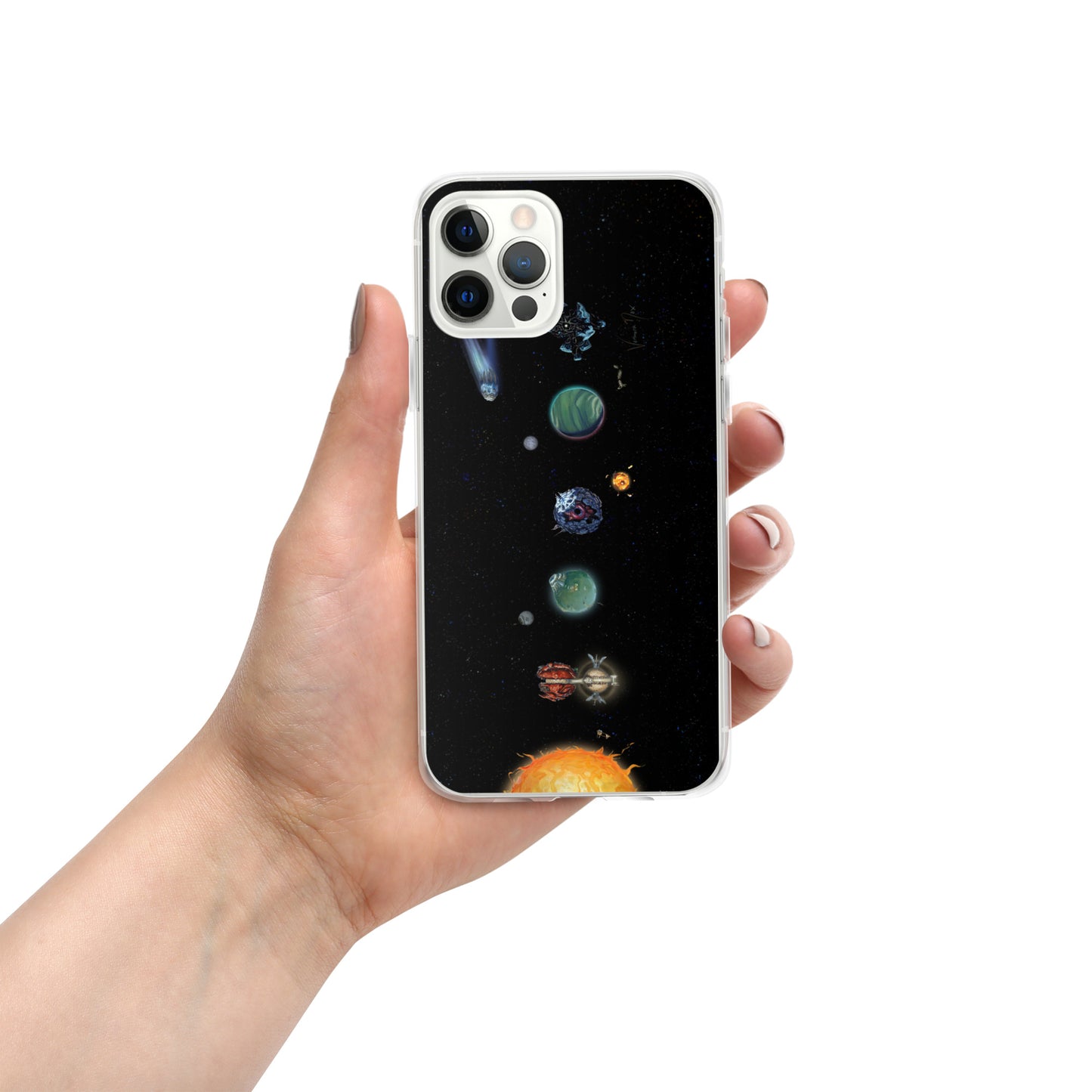 Outer Wilds Planetary Chart - Clear Phone Case for iPhone®