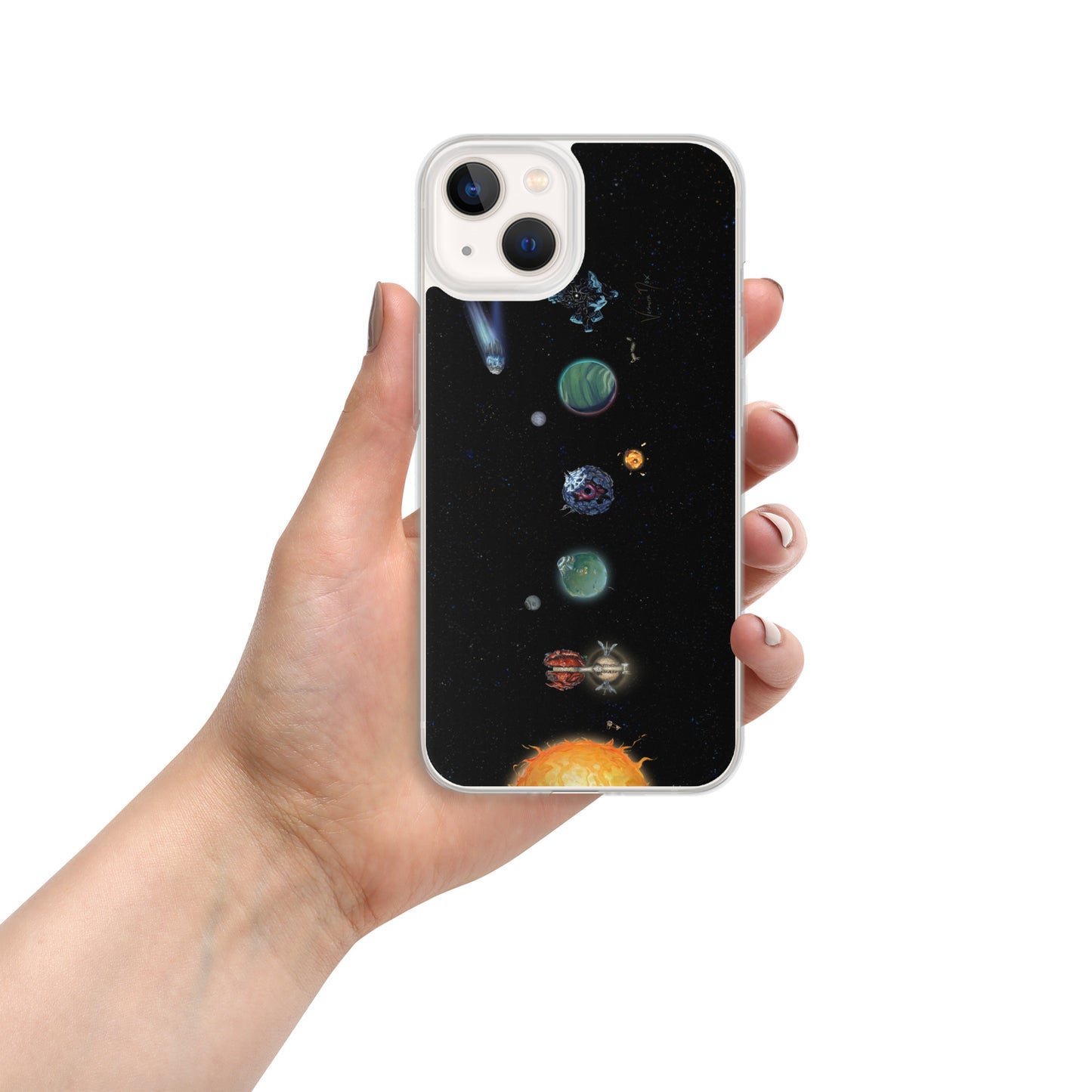 Outer Wilds Planetary Chart - Clear Phone Case for iPhone®