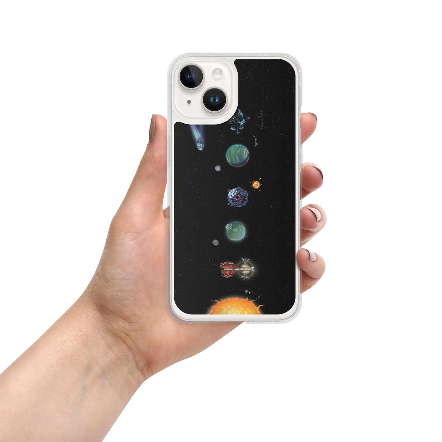 Outer Wilds Planetary Chart - Clear Phone Case for iPhone®
