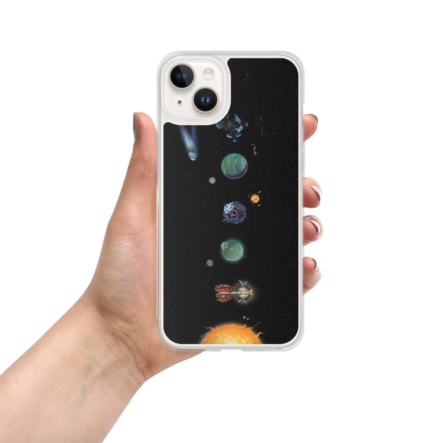Outer Wilds Planetary Chart - Clear Phone Case for iPhone®