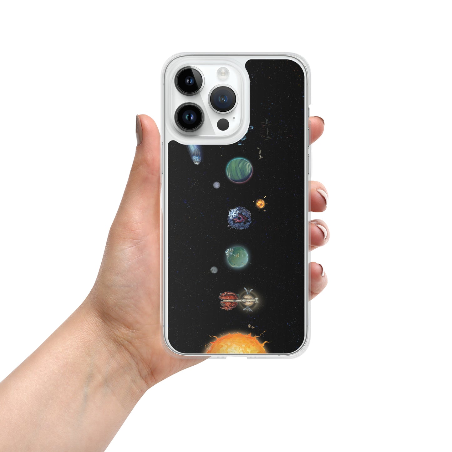 Outer Wilds Planetary Chart - Clear Phone Case for iPhone®