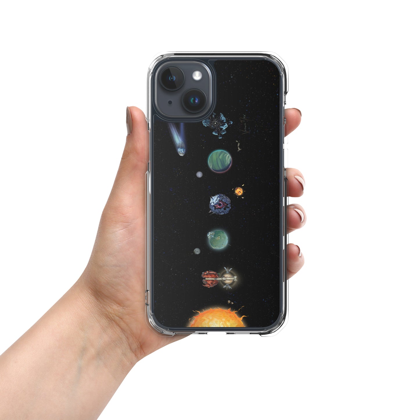 Outer Wilds Planetary Chart - Clear Phone Case for iPhone®