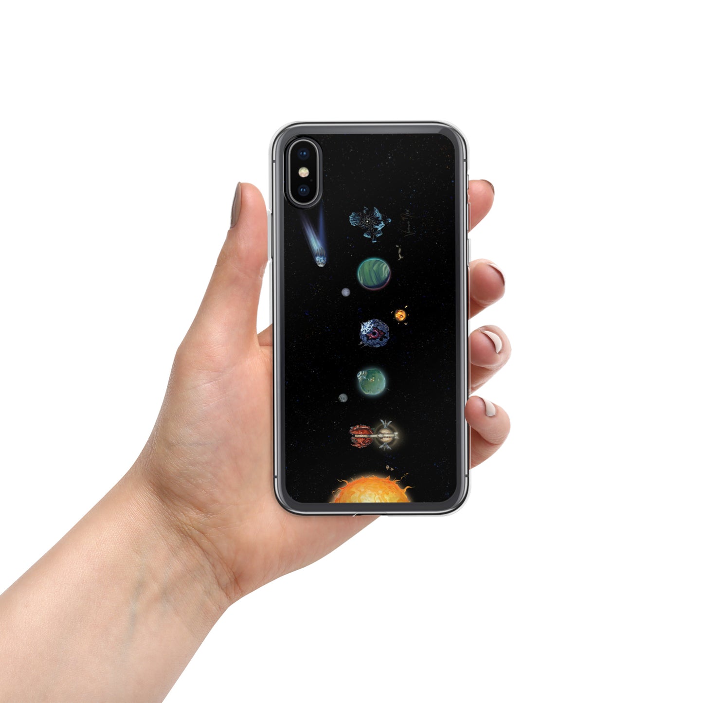 Outer Wilds Planetary Chart - Clear Phone Case for iPhone®