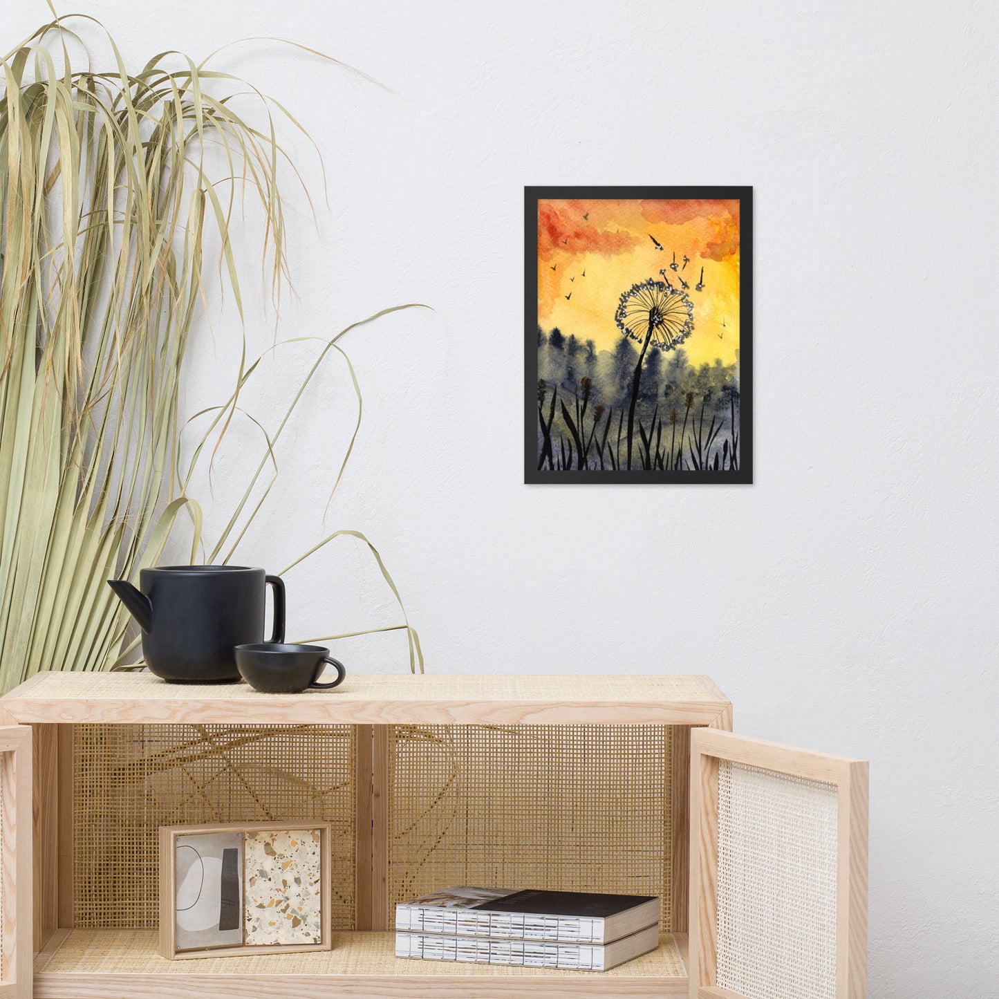 Time is Moving On - Framed poster
