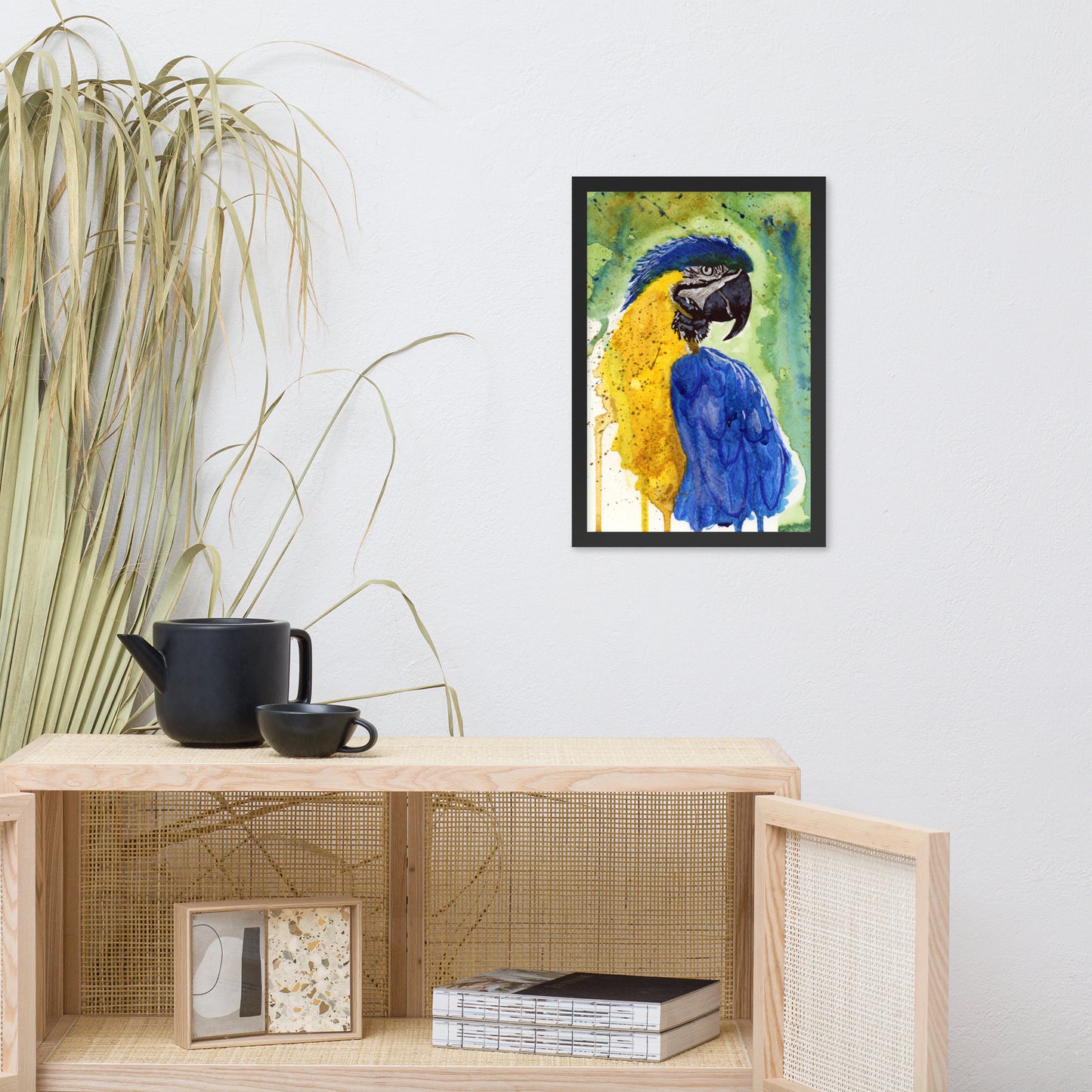Macaw Painting - Framed Print