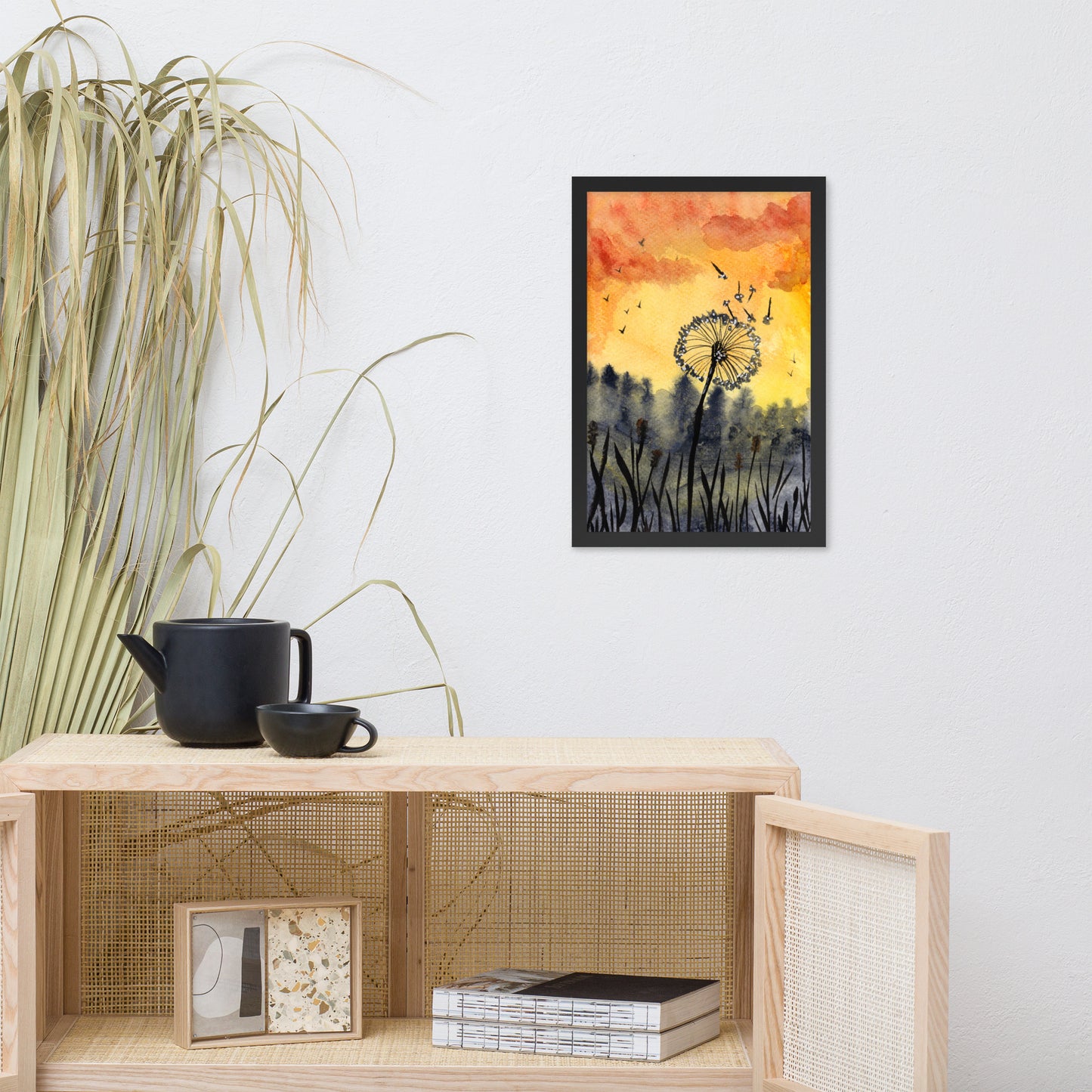 Time is Moving On - Framed poster