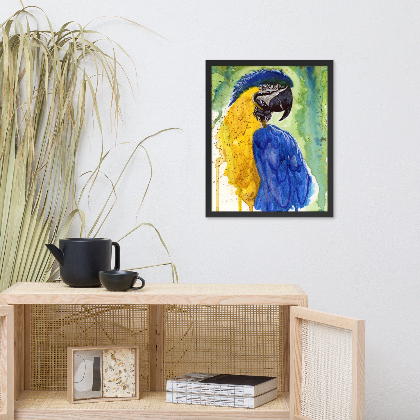 Macaw Painting - Framed Print
