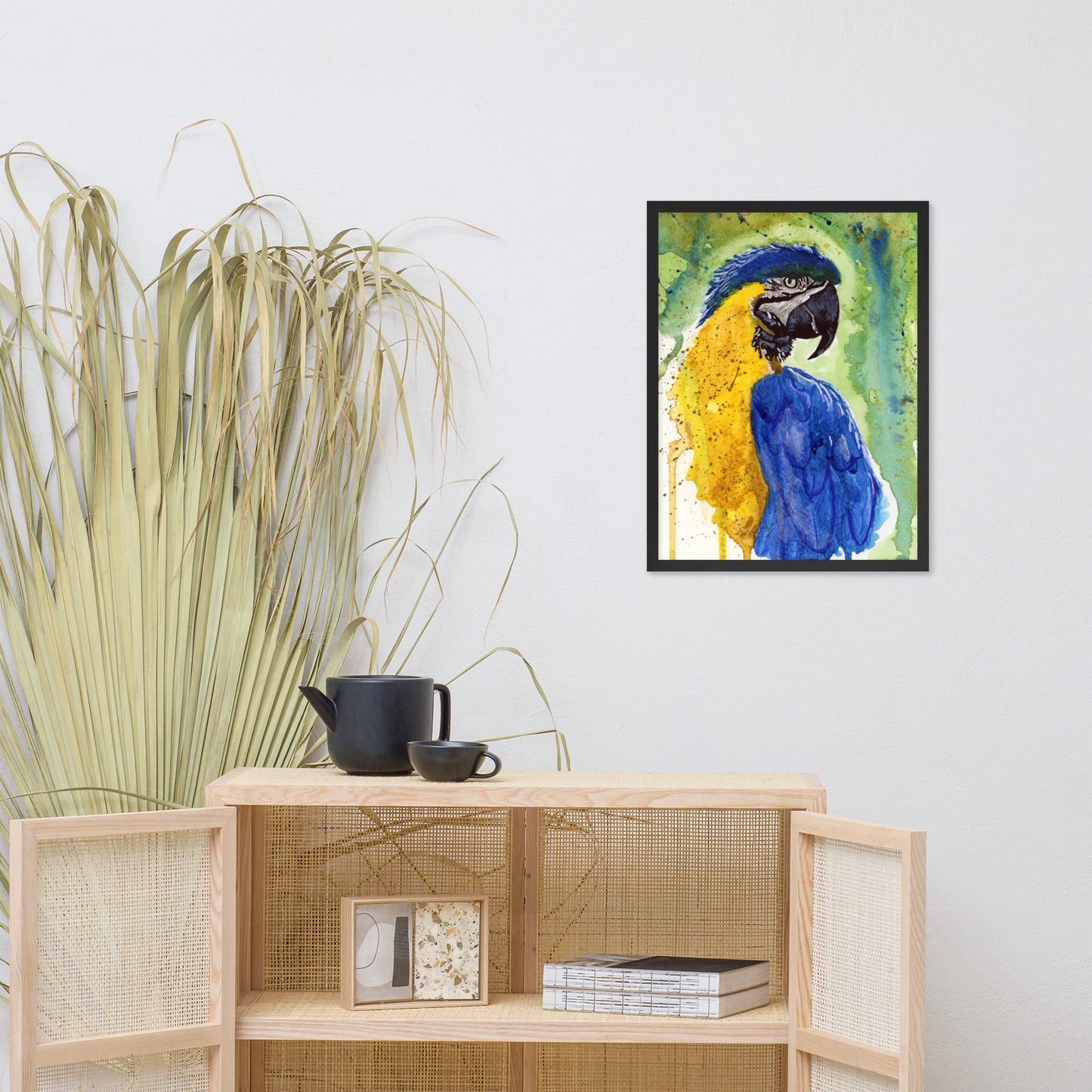 Macaw Painting - Framed Print