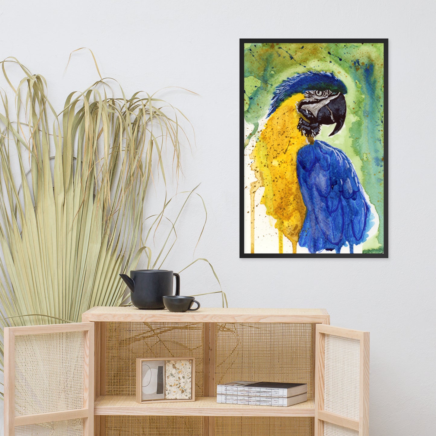 Macaw Painting - Framed Print