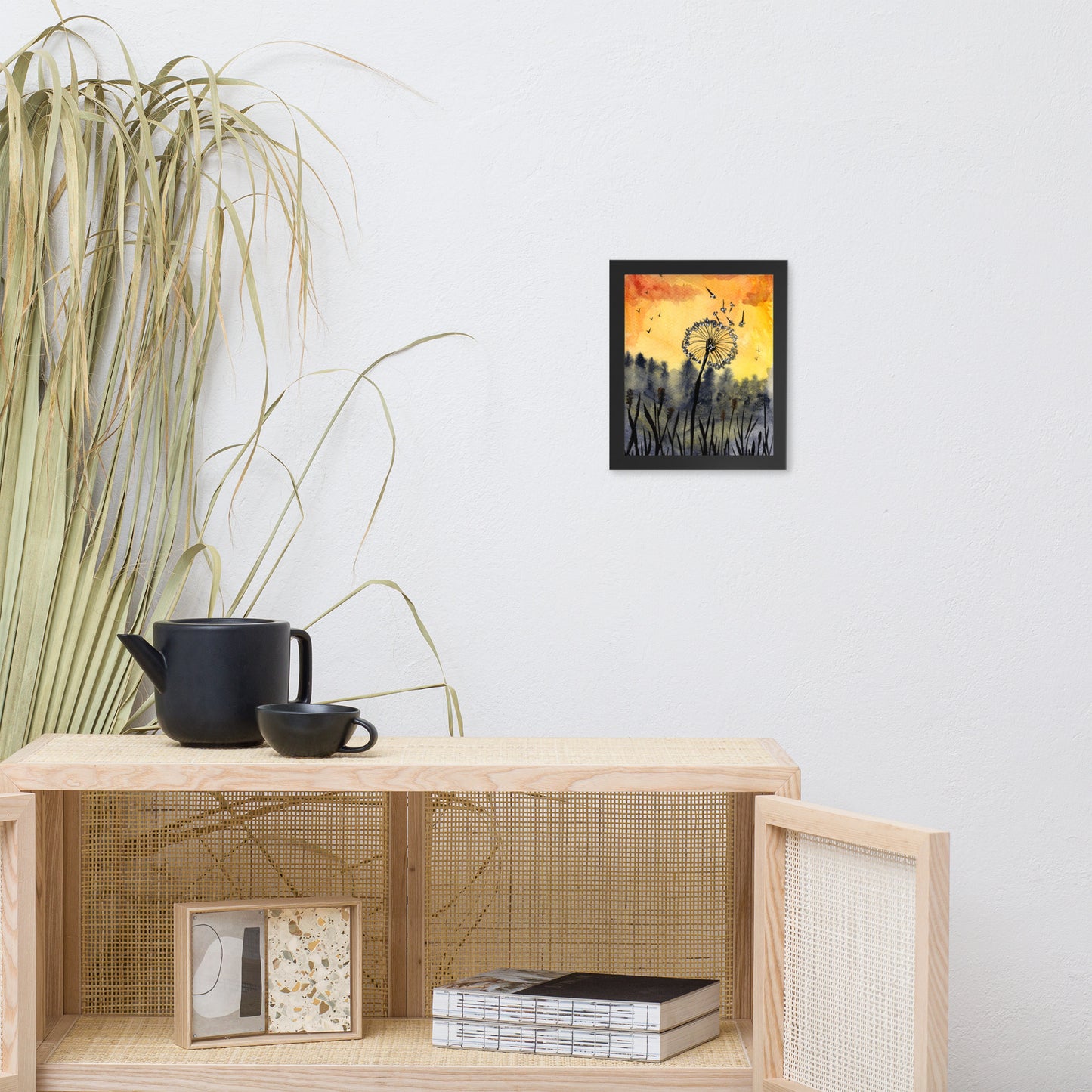 Time is Moving On - Framed poster