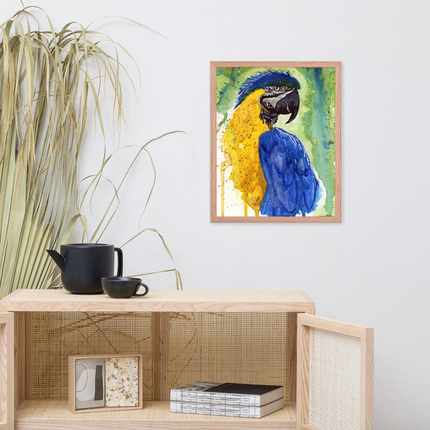 Macaw Painting - Framed Print