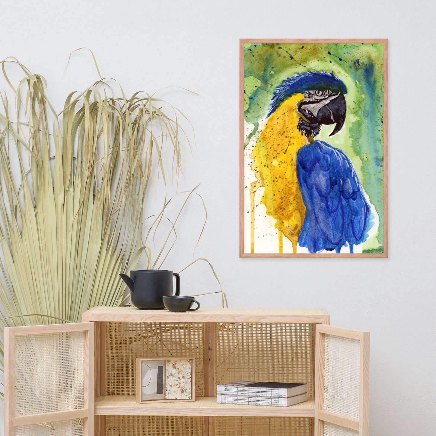 Macaw Painting - Framed Print