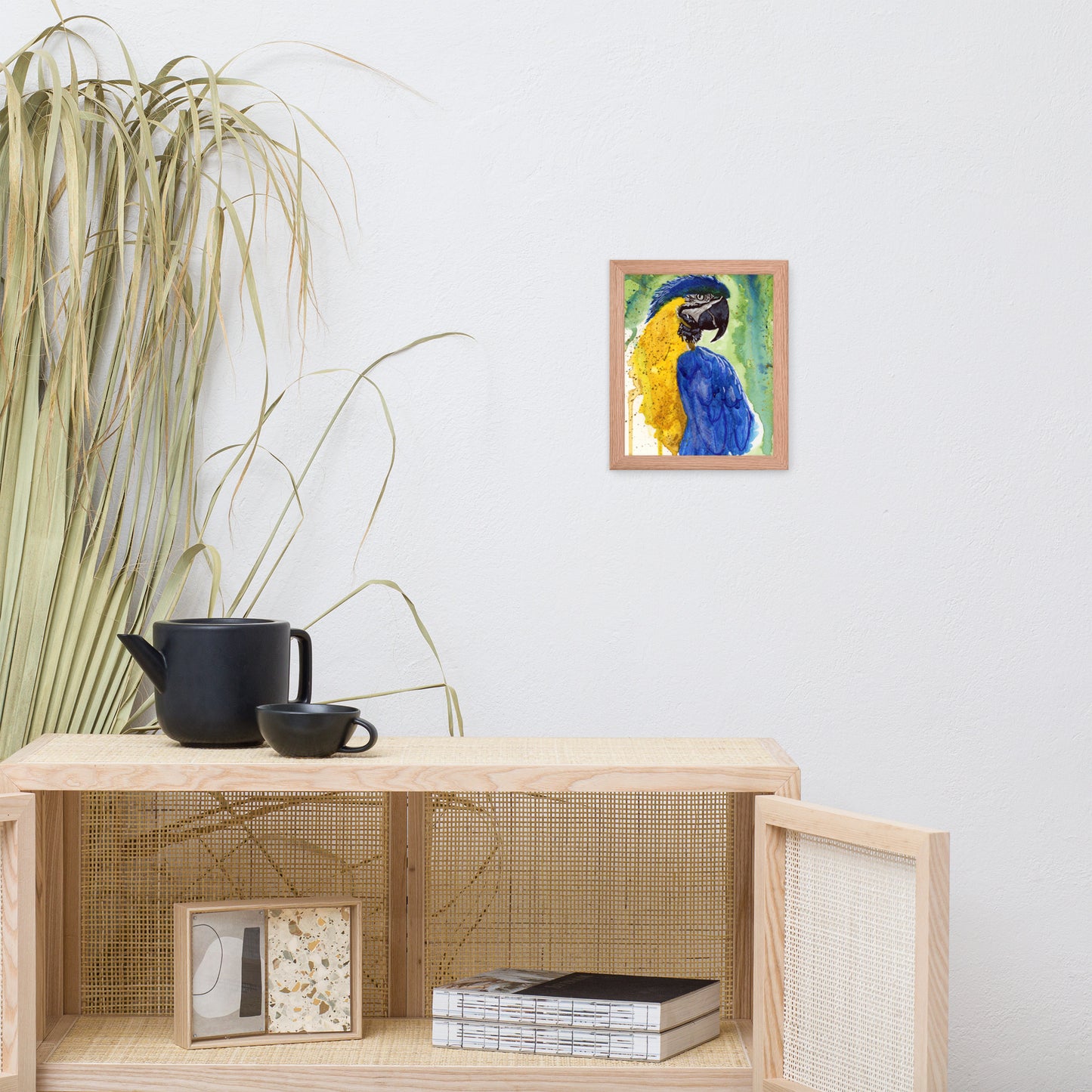 Macaw Painting - Framed Print