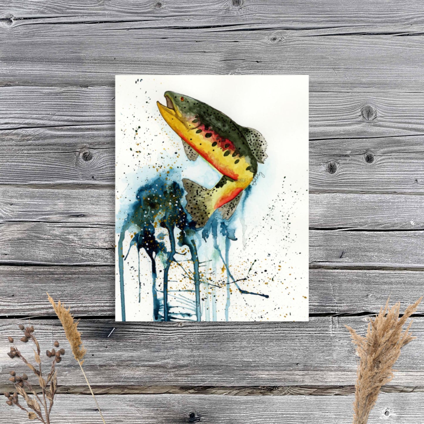 Rainbow Trout - Matte Poster Print