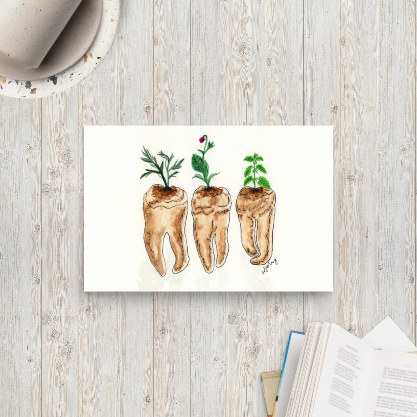 Toxic Teeth - Matte Poster Print