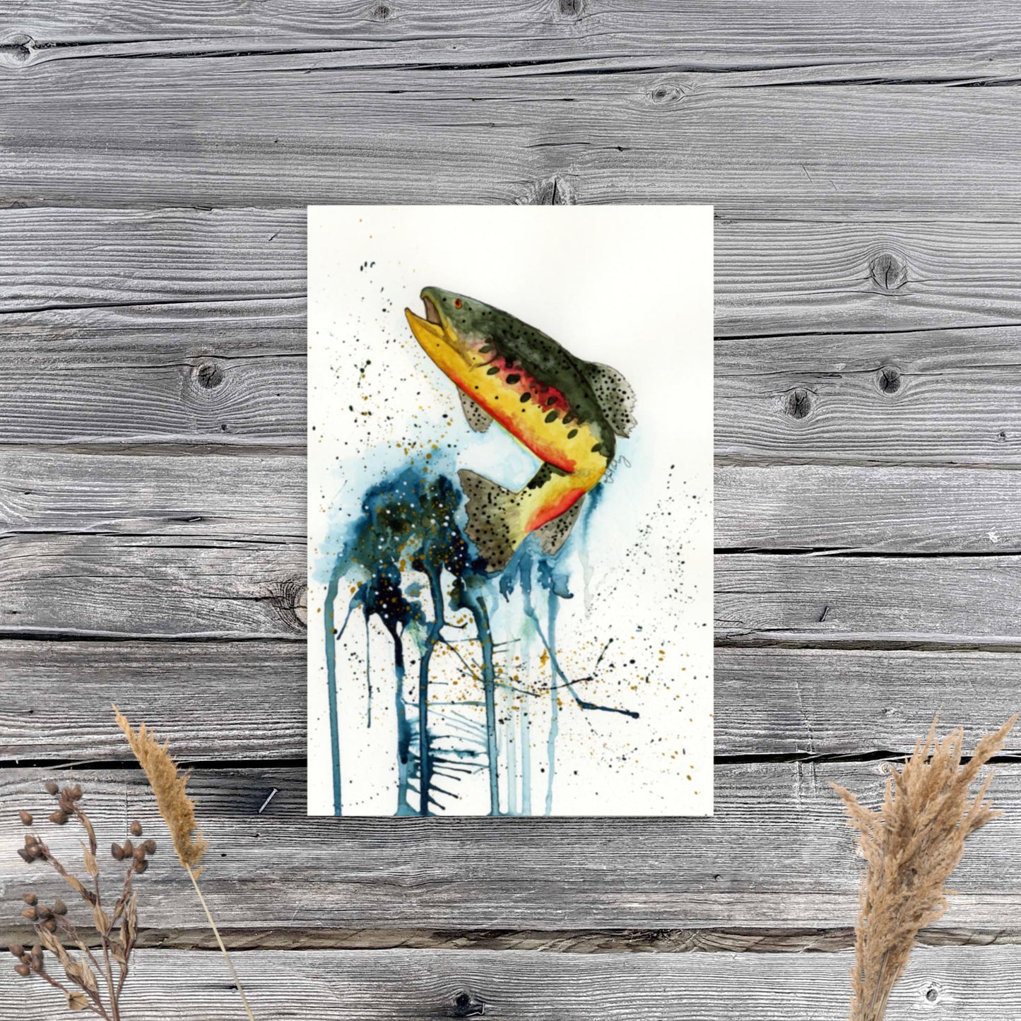 Rainbow Trout - Matte Poster Print