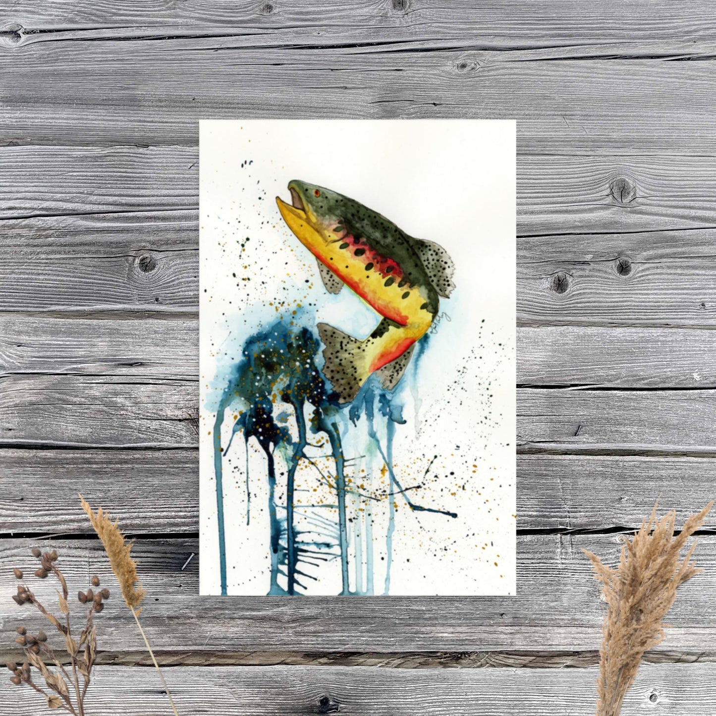 Rainbow Trout - Matte Poster Print
