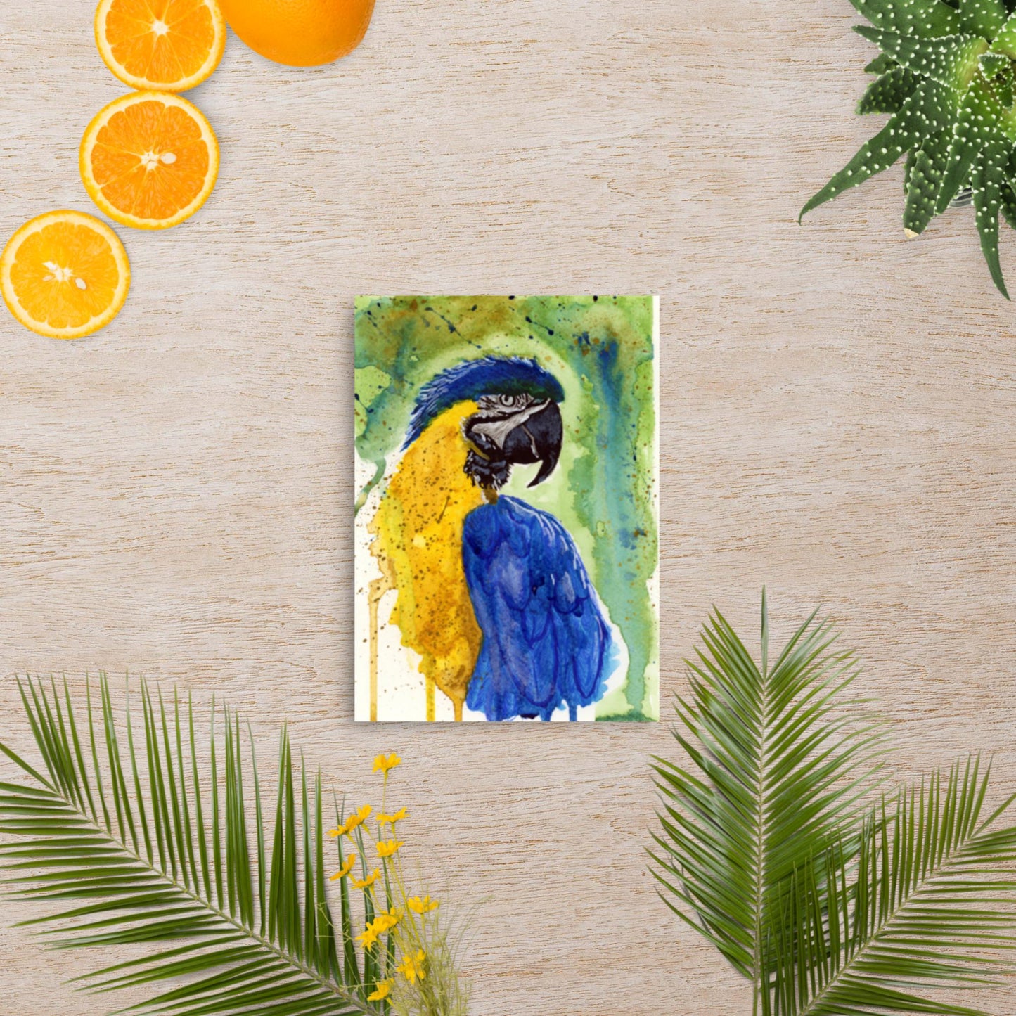 Macaw Painting - Matte Poster Print