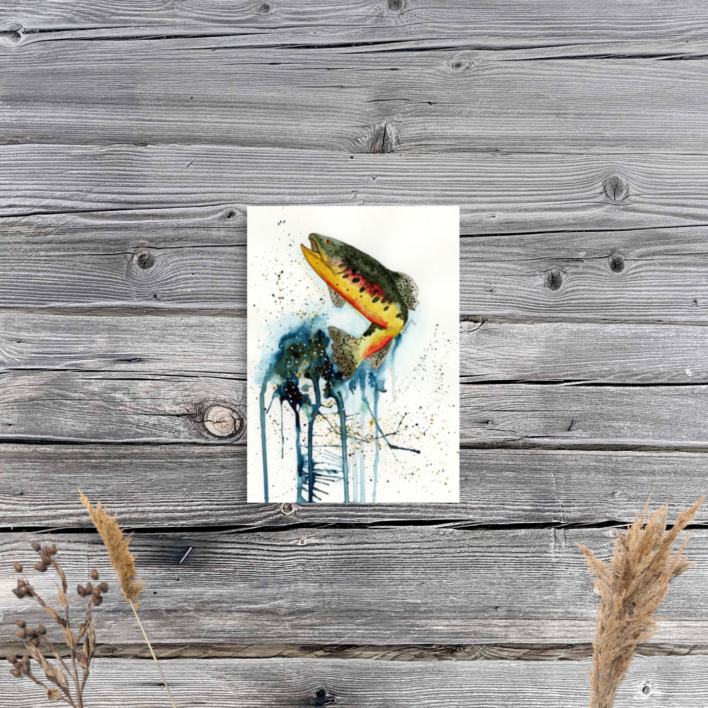 Rainbow Trout - Matte Poster Print