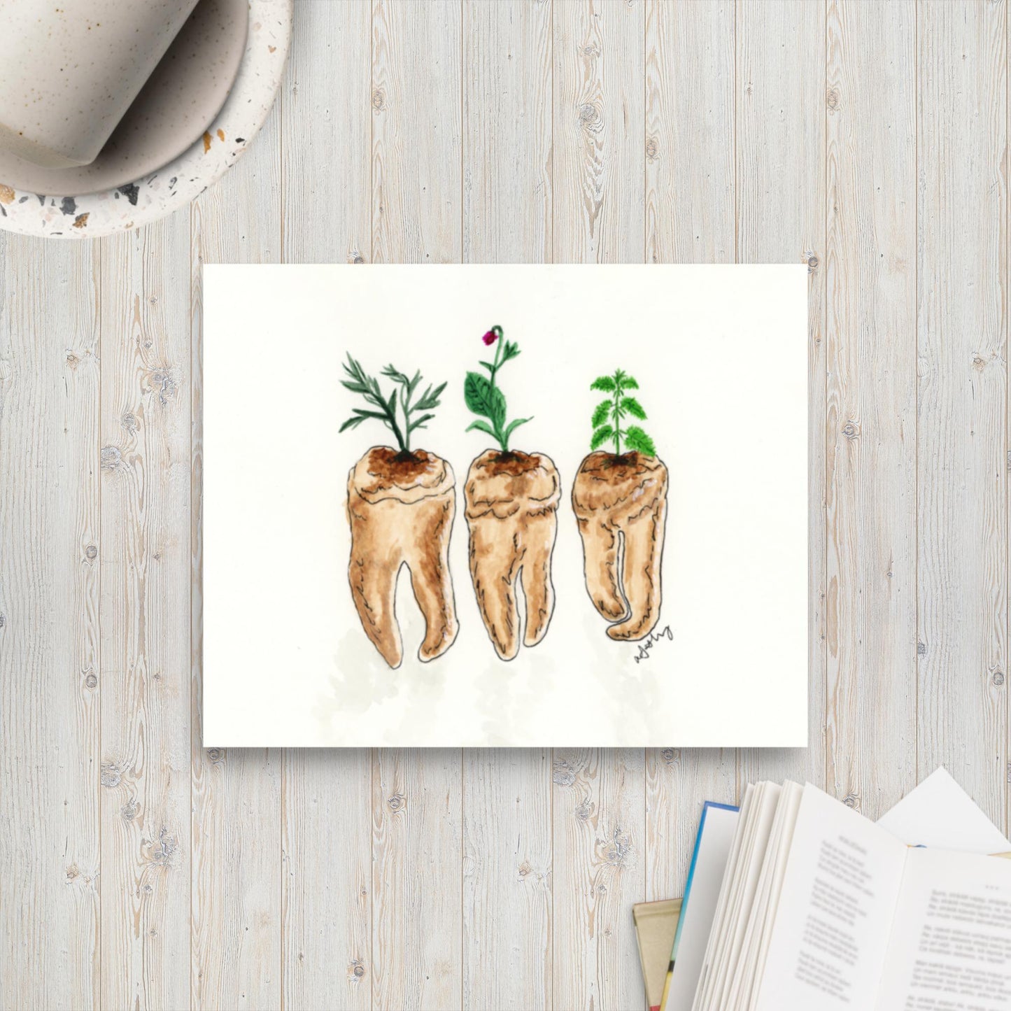 Toxic Teeth - Matte Poster Print