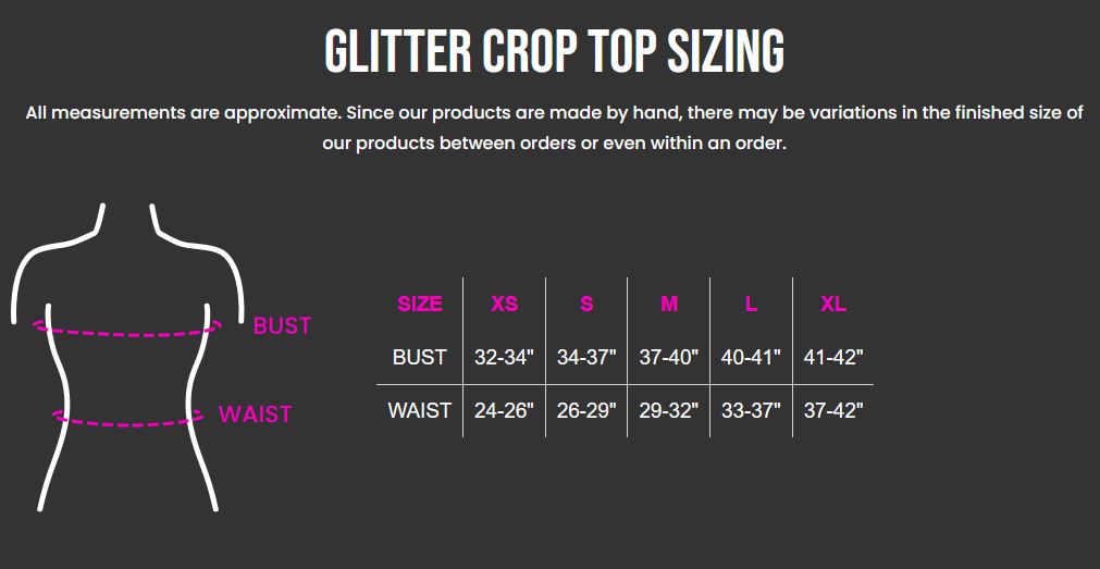Blasphemous Pigeons - Athletic Crop Top (Optional Glitter)