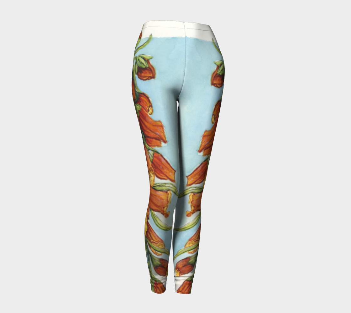 Foxglove in Watercolour - Leggings