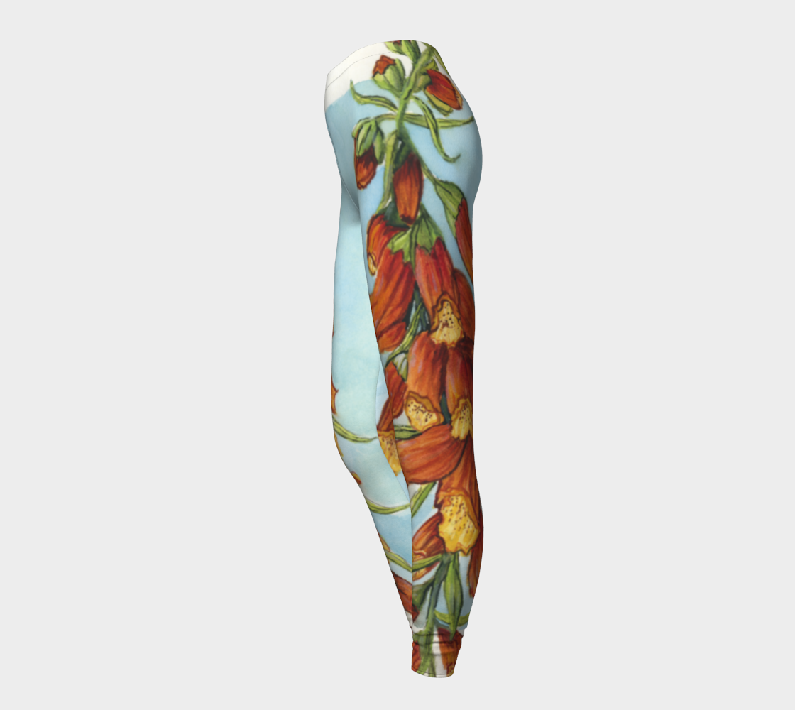 Foxglove in Watercolour - Leggings