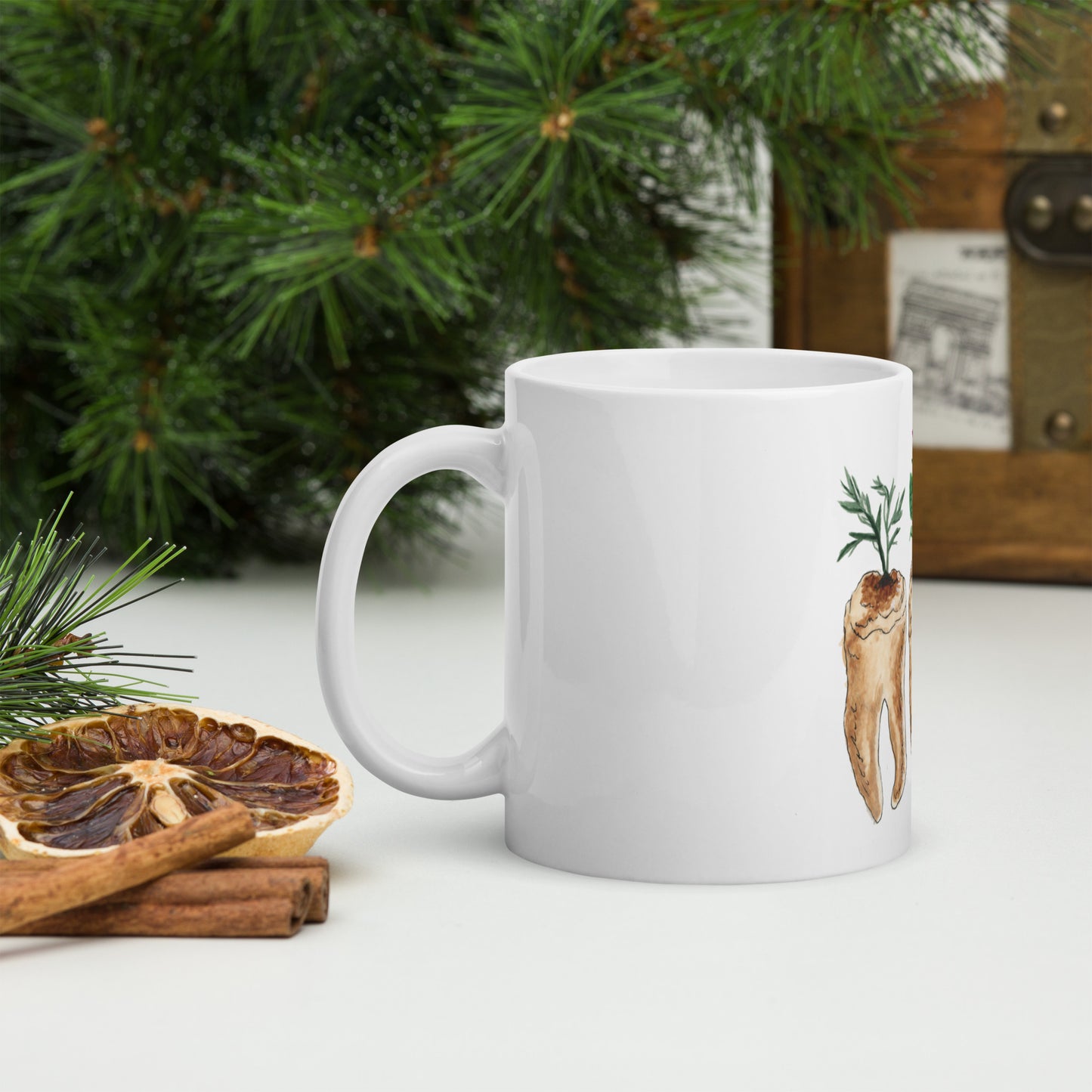 Toxic Teeth - White Glossy Mug