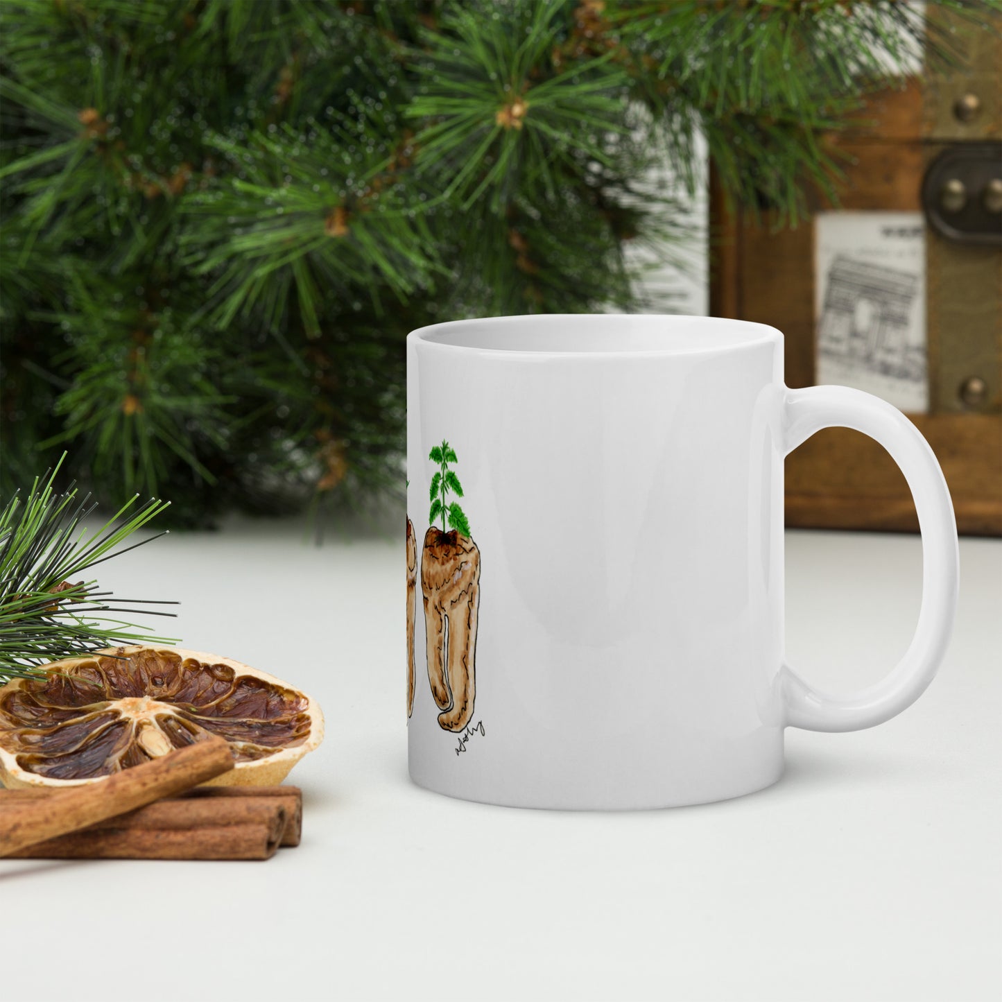 Toxic Teeth - White Glossy Mug