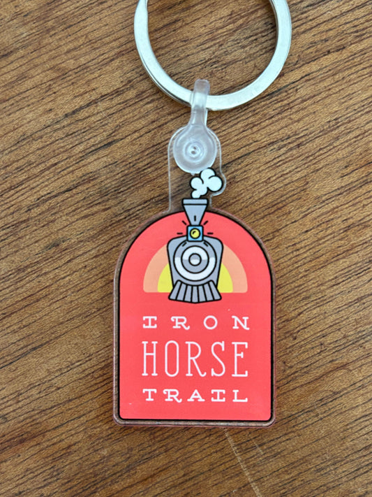 Iron Horse Trail Keychain