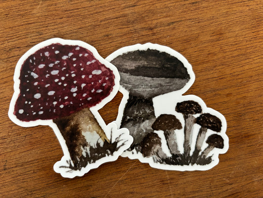 Autumn Mushroom Stickers