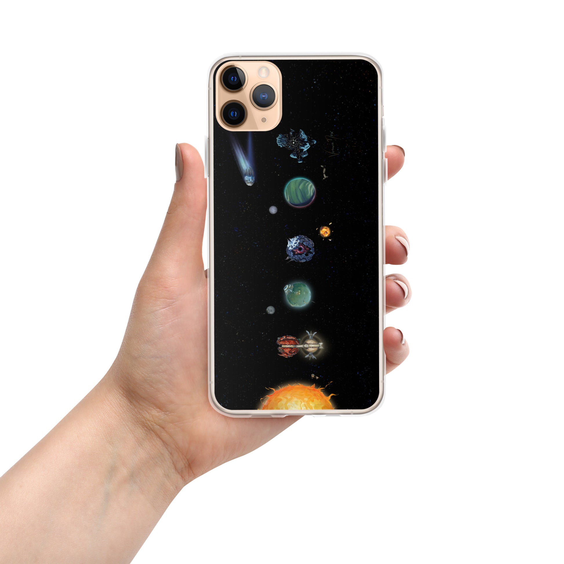 Outer Wilds Planetary Chart - Clear Phone Case for iPhone Downtown Coolsville Outer Wilds Planetary Chart - Clear Phone Case for iPhone Downtown Coolsville