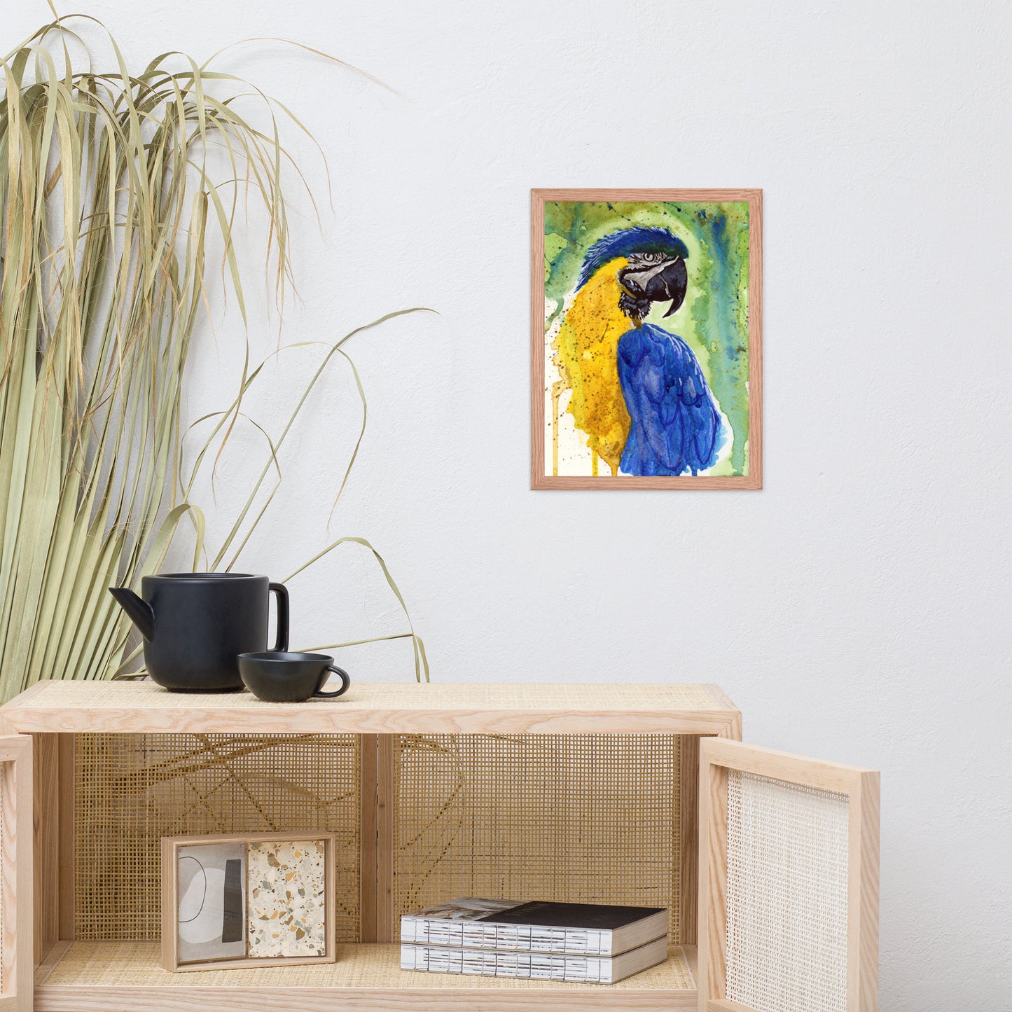 Macaw Painting - Framed Print