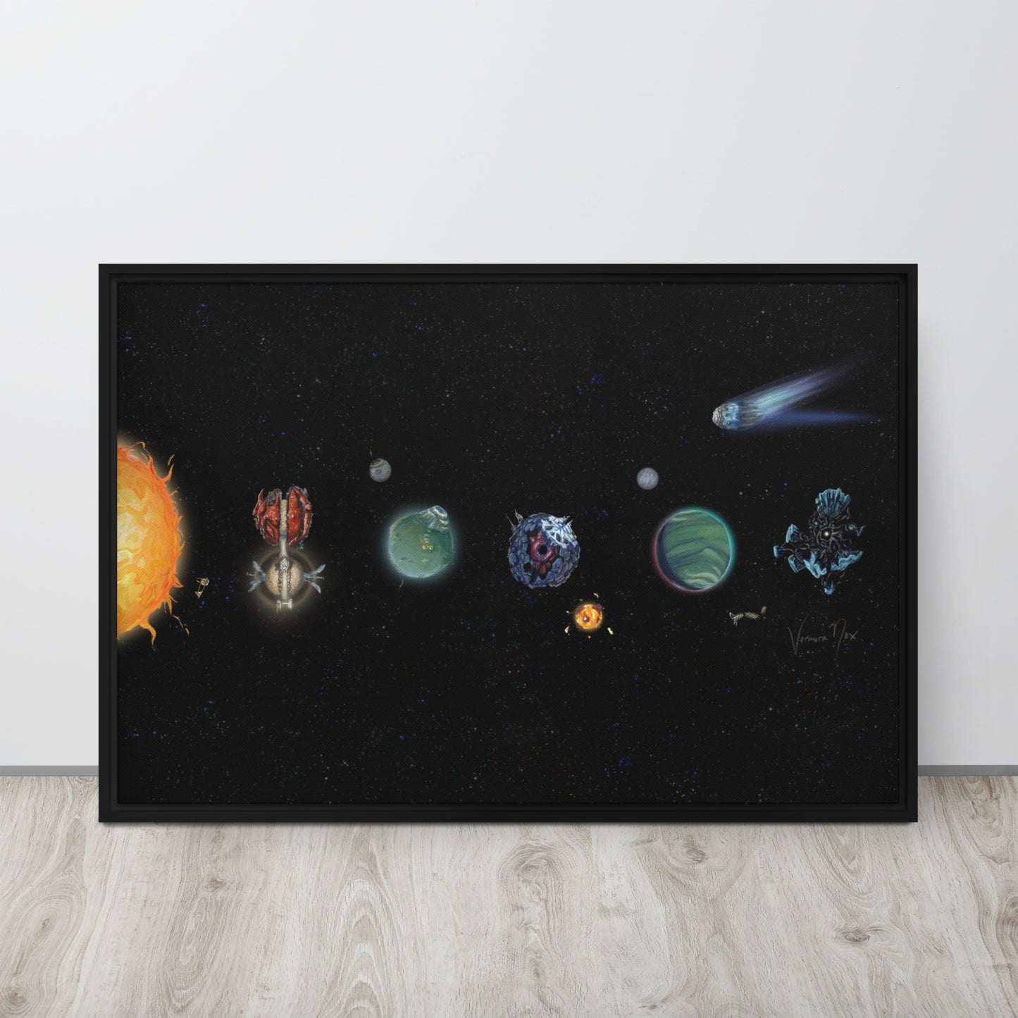 Outer Wilds Planetary Chart - Poster or Canvas Print, with or without Frame