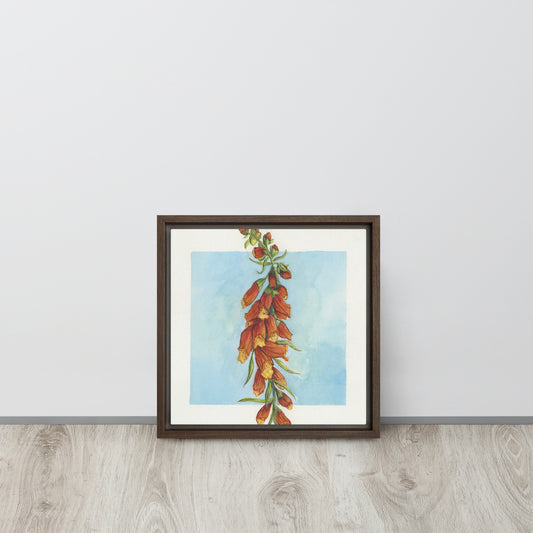 Foxglove in Watercolour - Poster or Canvas Print, with or without Frame