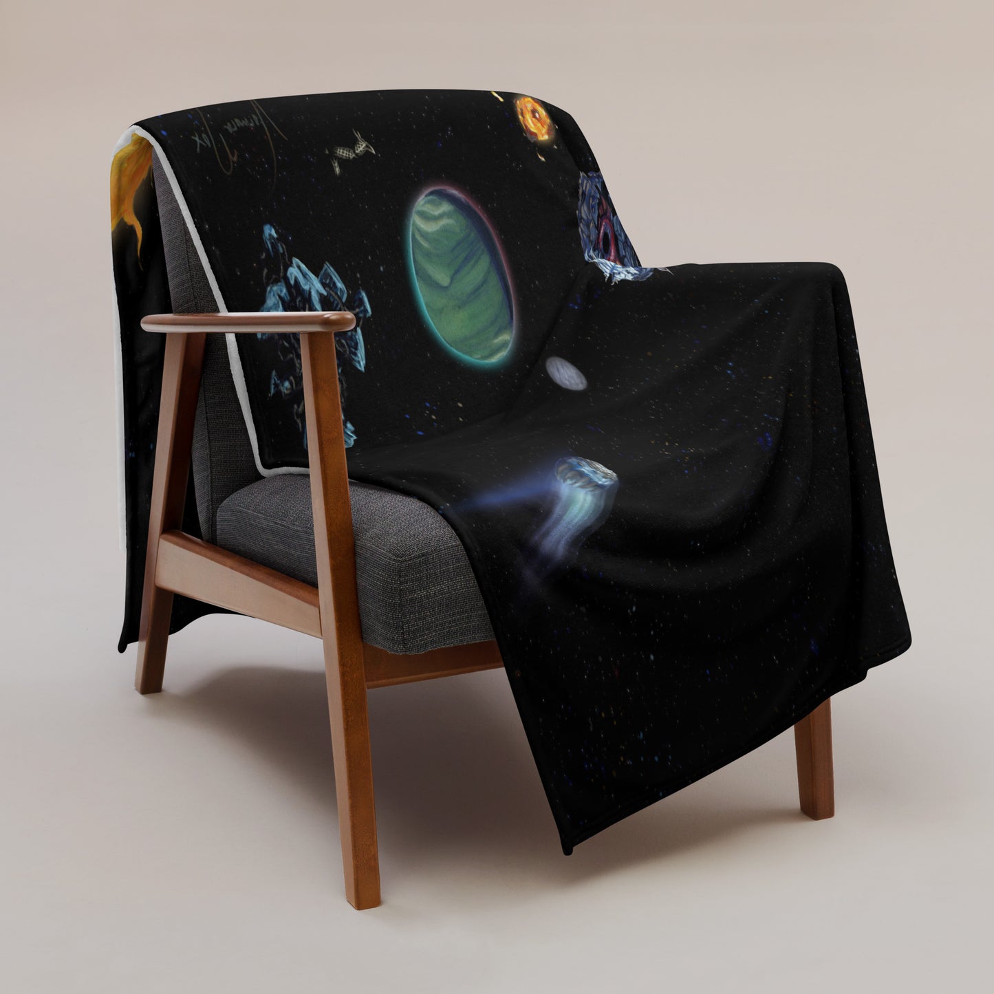Outer Wilds Planetary Chart - Throw Blanket